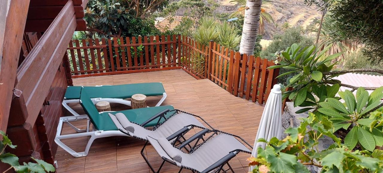 Cabana Los Palmeros, Vista Al Mar Y La Montana Alojera Zewnętrze zdjęcie