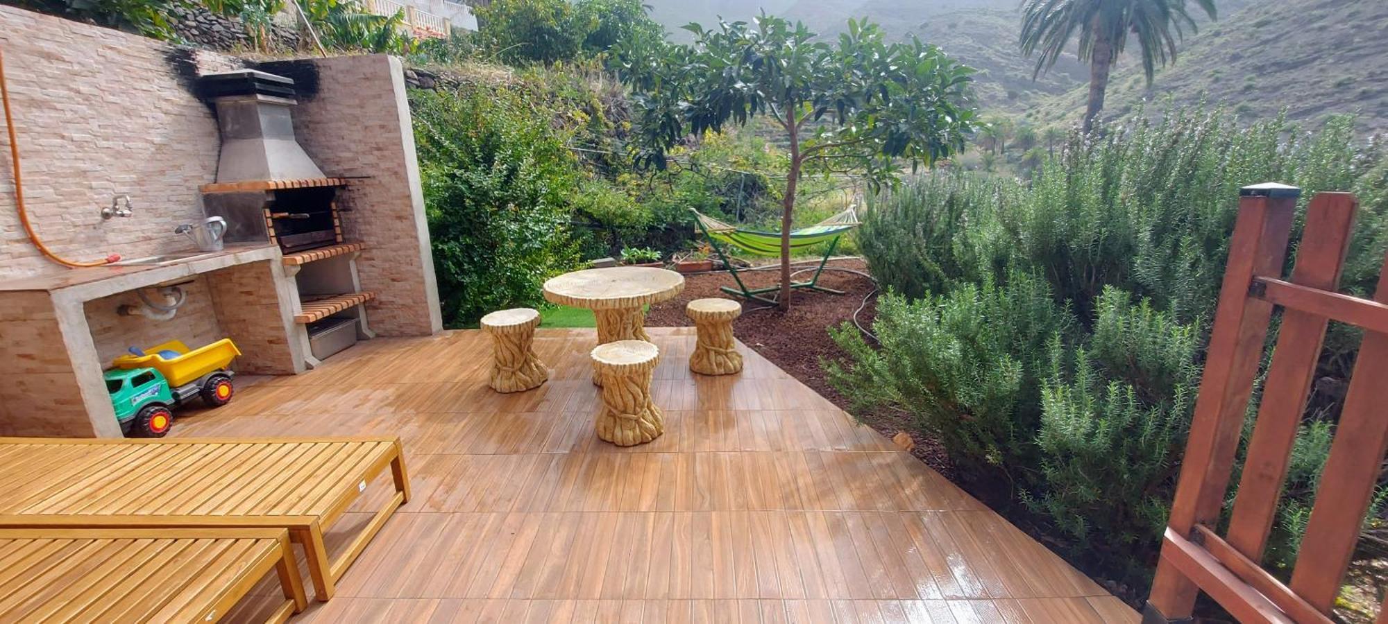 Cabana Los Palmeros, Vista Al Mar Y La Montana Alojera Zewnętrze zdjęcie