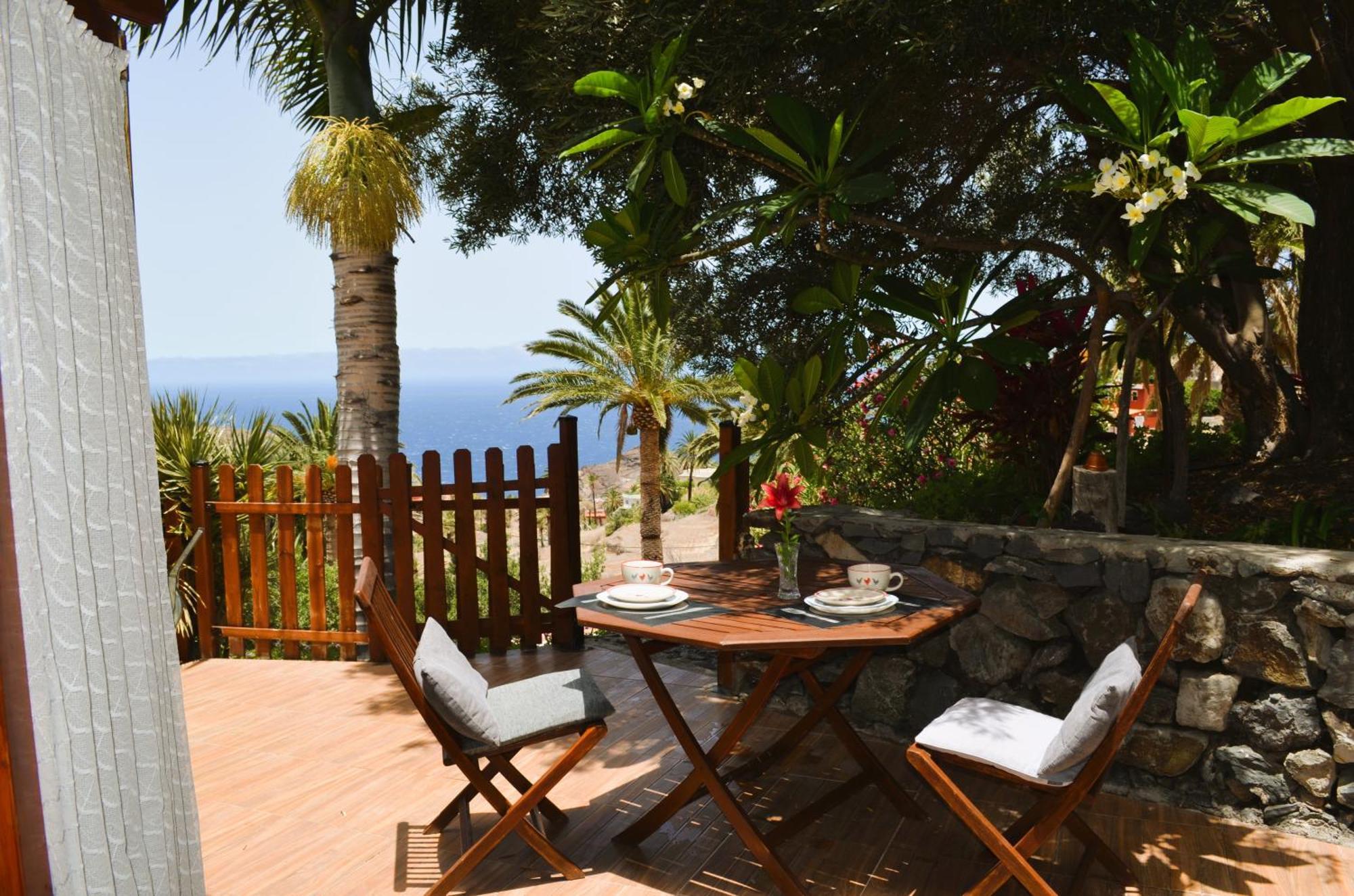 Cabana Los Palmeros, Vista Al Mar Y La Montana Alojera Zewnętrze zdjęcie