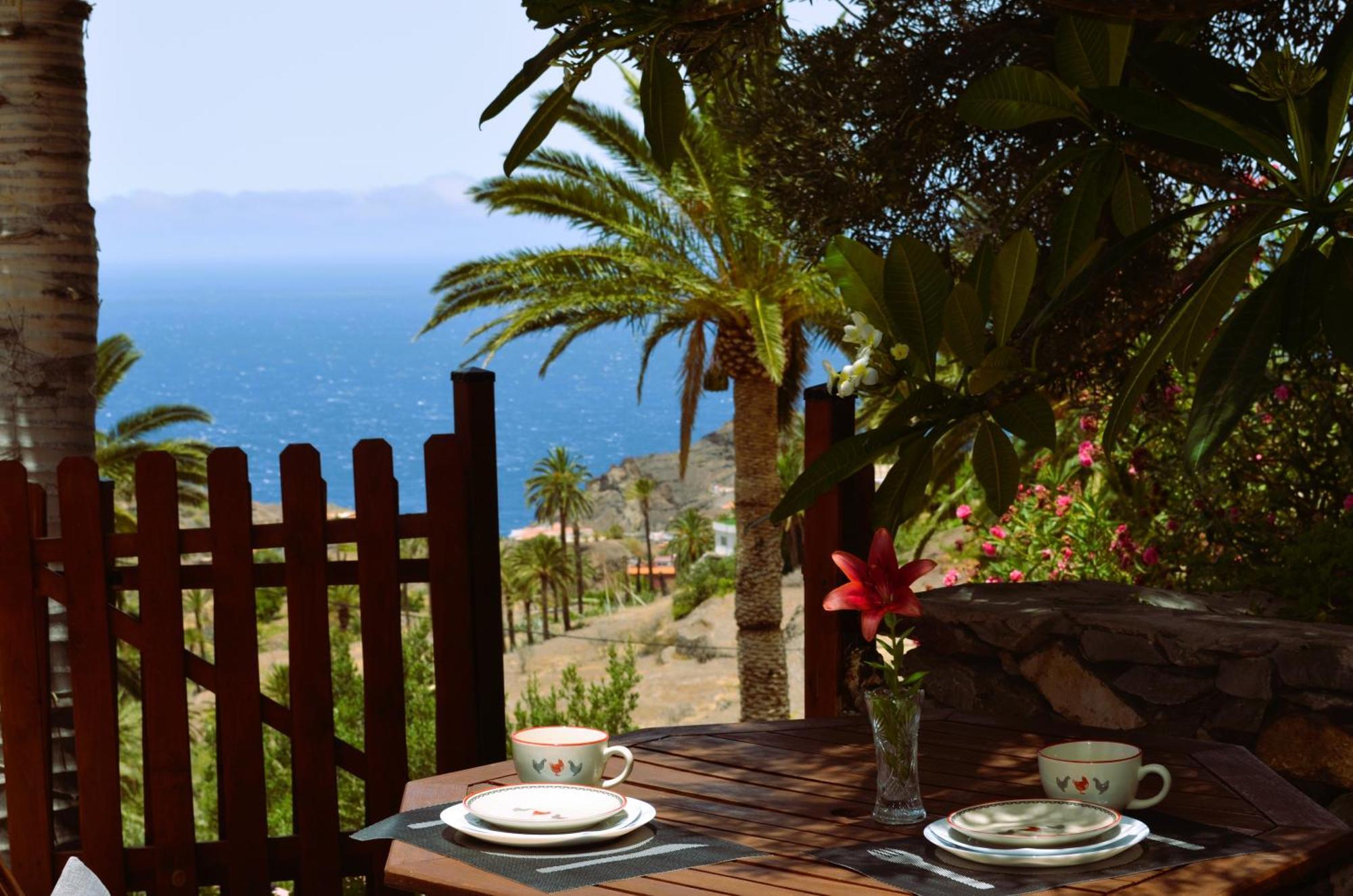 Cabana Los Palmeros, Vista Al Mar Y La Montana Alojera Zewnętrze zdjęcie